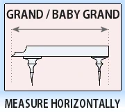Measure Grand Piano Horizontally