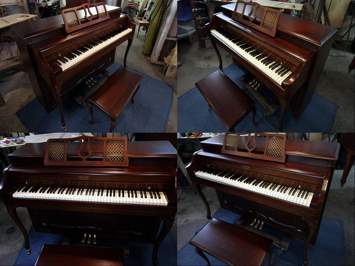 Example of our Piano Restoration Service